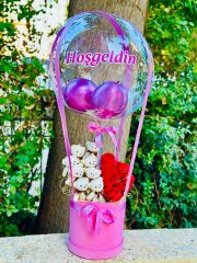 Sevgililer balon kutusu